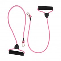 Фитнес платформа DFC "Twister Bow" с эспандерами, розовая