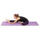 Коврик для йоги и фитнеса INDIGO PVC с рисунком Цветы YG03P 173*61*0,3 см Зеленый